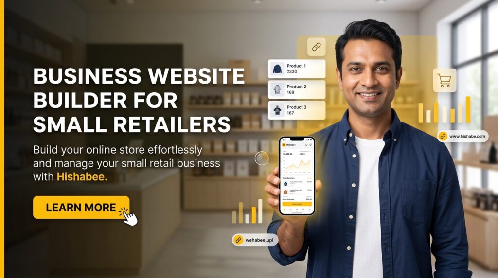 business website builder for small retailers