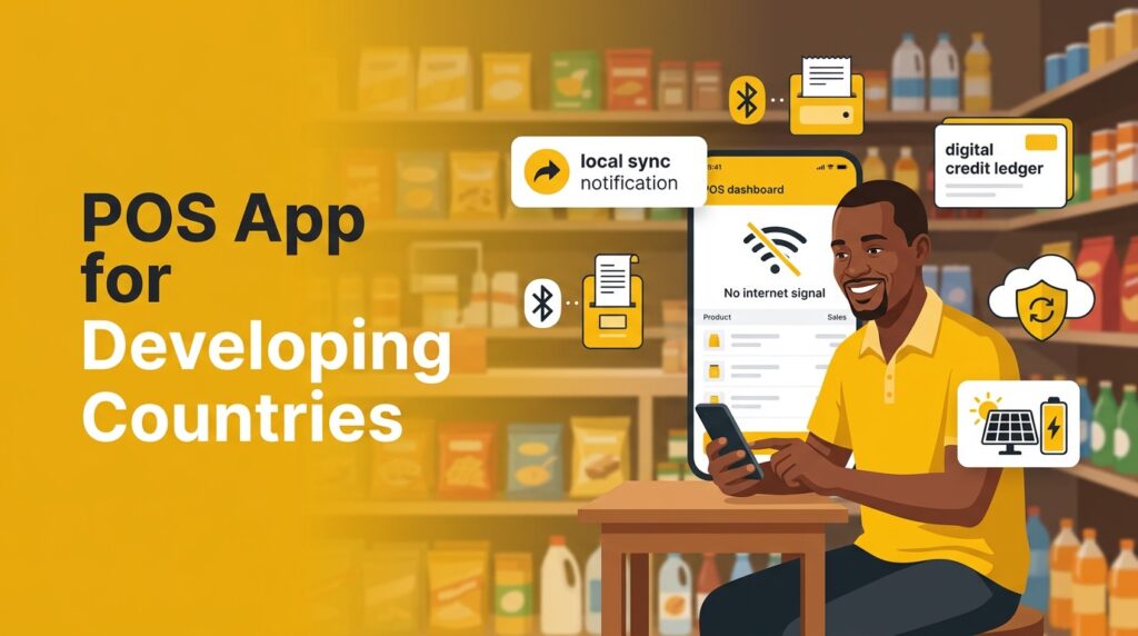 POS app for developing countries