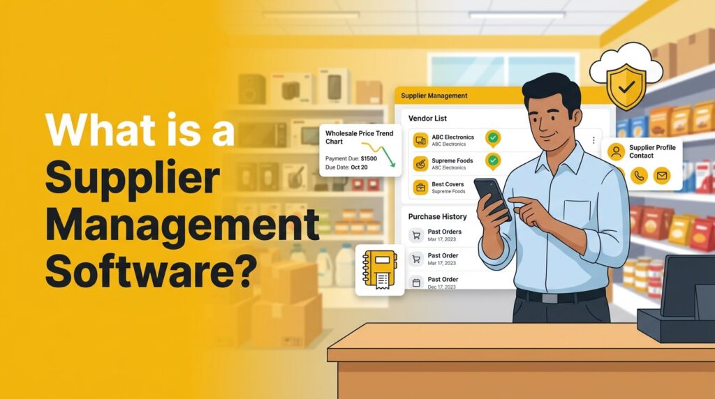 What is a supplier management software?