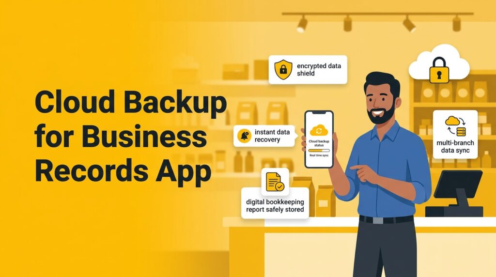 cloud backup for business records app