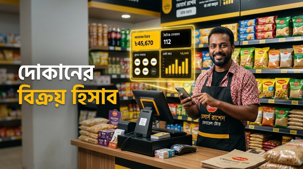 দোকানের বিক্রয় হিসাব