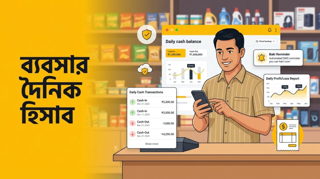 ব্যবসার দৈনিক হিসাব