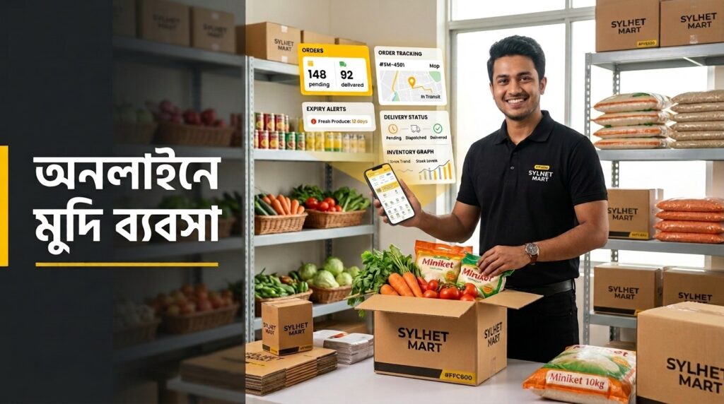 অনলাইনে মুদি ব্যবসা